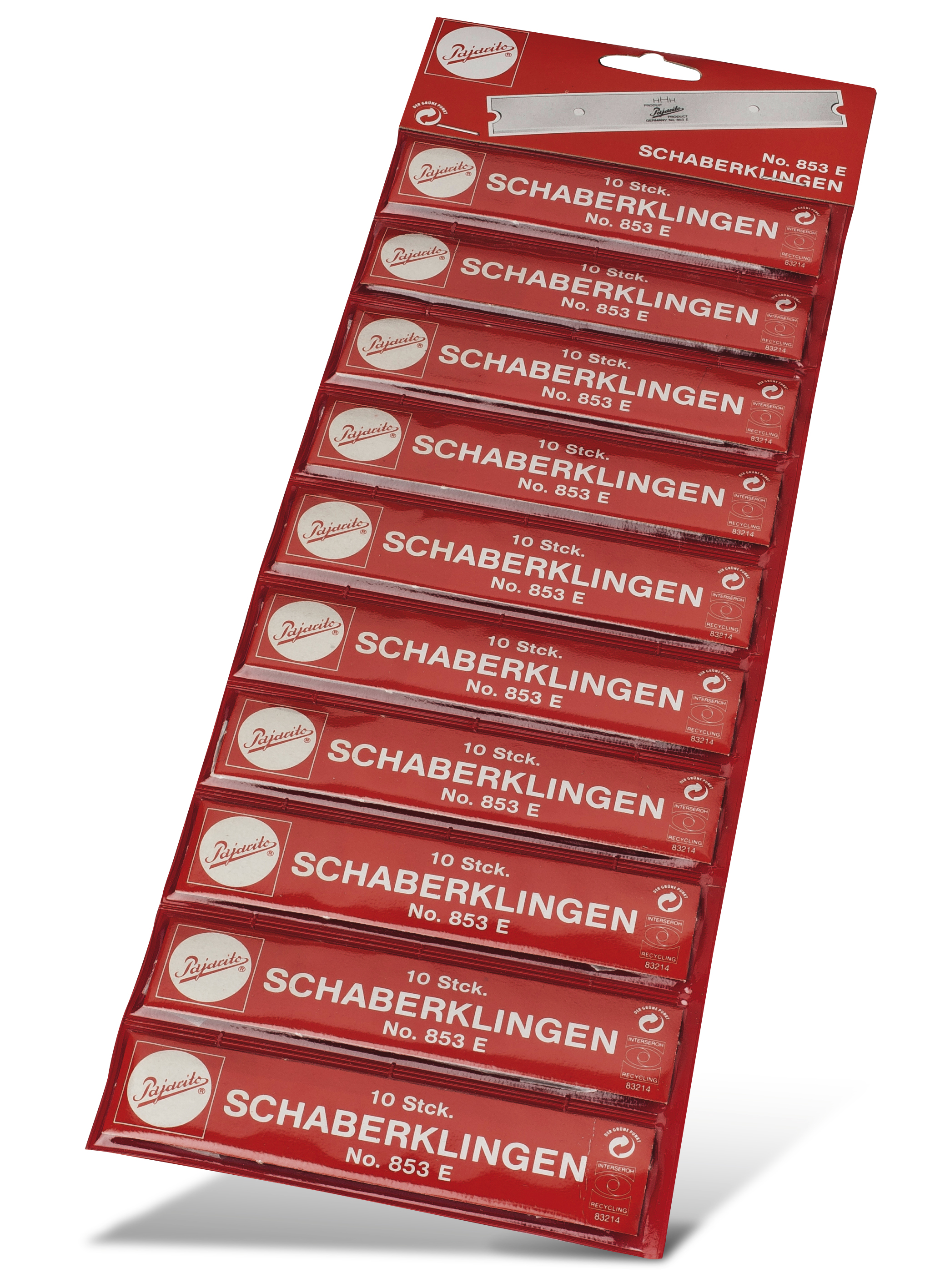 Ersatzklinge Reinigungsschaber Pajarito 100 Stück Ersatzklinge Reinigungsschaber Pajarito 100 Stück