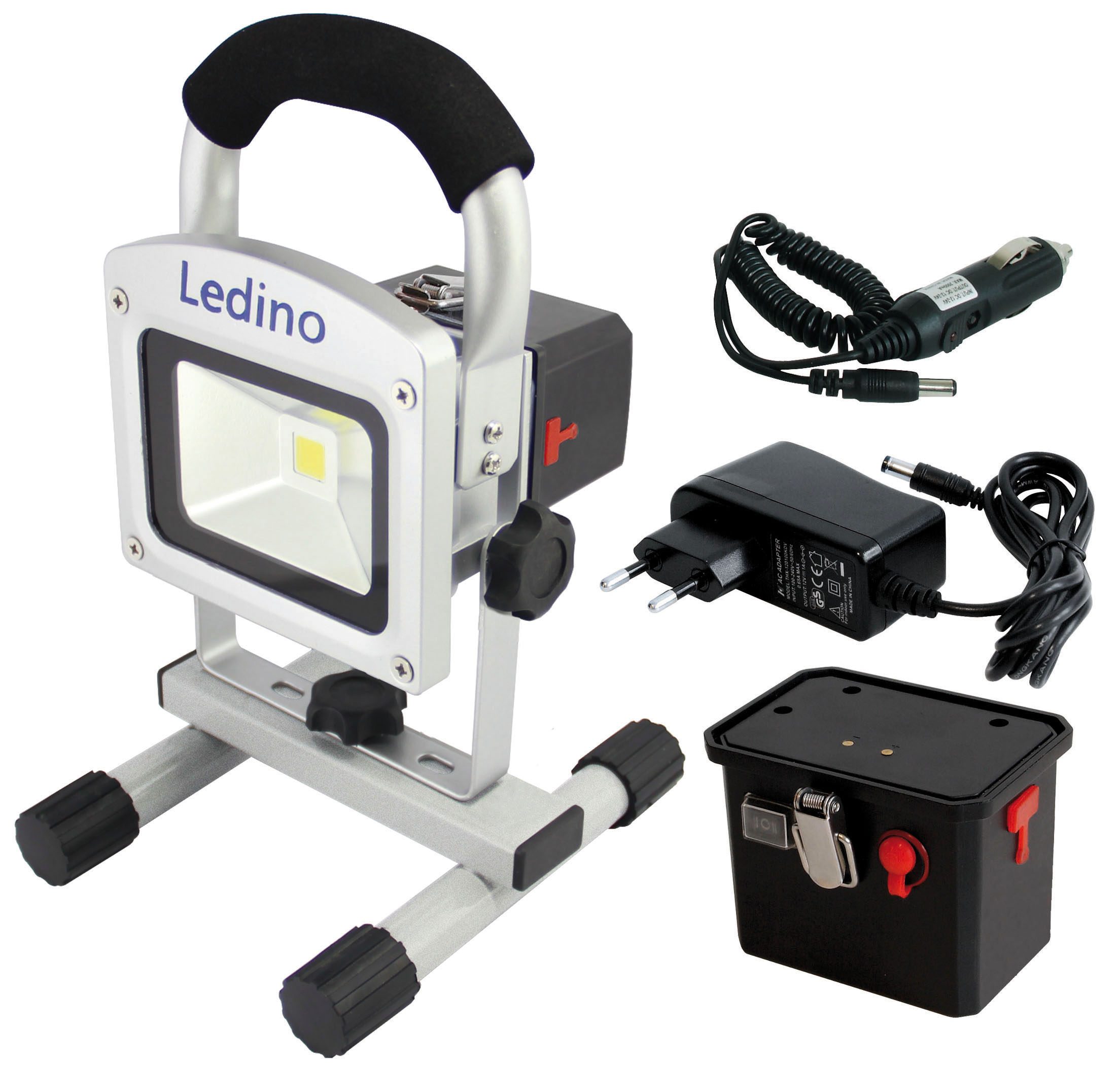 Akku-Strahler-LED 10 Watt Set  Pajarito Akku-Strahler-LED 10 Watt Set  Pajarito